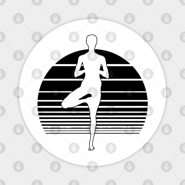 Yoga - Blurred Magnet by KC Happy Shop